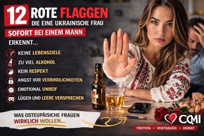 12 Red Flags, die eine ukrainische Frau sofort erkennt
