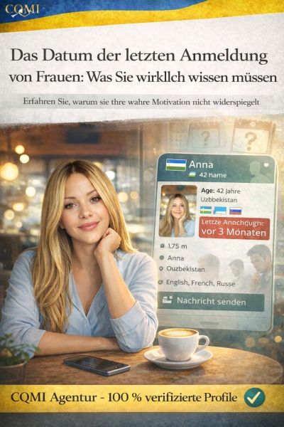 Was das letzte Verbindungsdatum auf den Profilen der Frauen wirklich bedeute