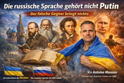 Die russische Sprache gehört nicht Putin — Ein offener Brief eines frankophonen Mannes, der mit einer Ukrainerin verheiratet ist