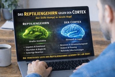 Das Reptiliengehirn gegen den Kortex: Warum Sie Ihre Frau niemals mit dem Verstand wählen