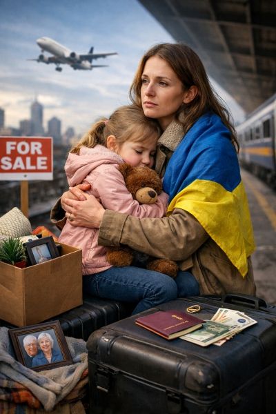 Nicht Sie gehen das Risiko ein: Der Mut ukrainischer Frauen angesichts der Entwurzelung