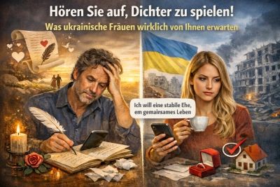 Hören Sie auf, den Dichter zu spielen! Was ukrainische Frauen wirklich von Ihnen erwarten